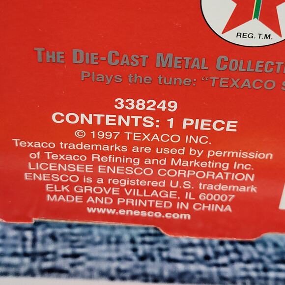 Vintage 1997 Texaco battery operated coin bank diecast fuel pump tested works - Picture 6 of 13